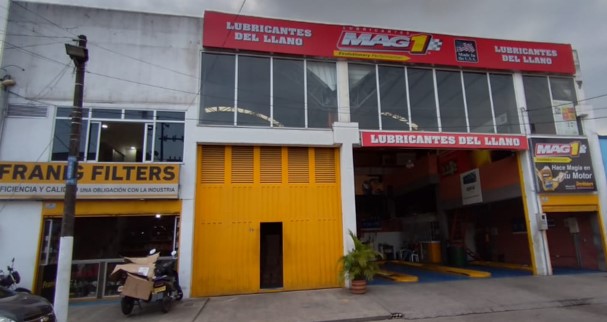 Vista lateral de la bodega